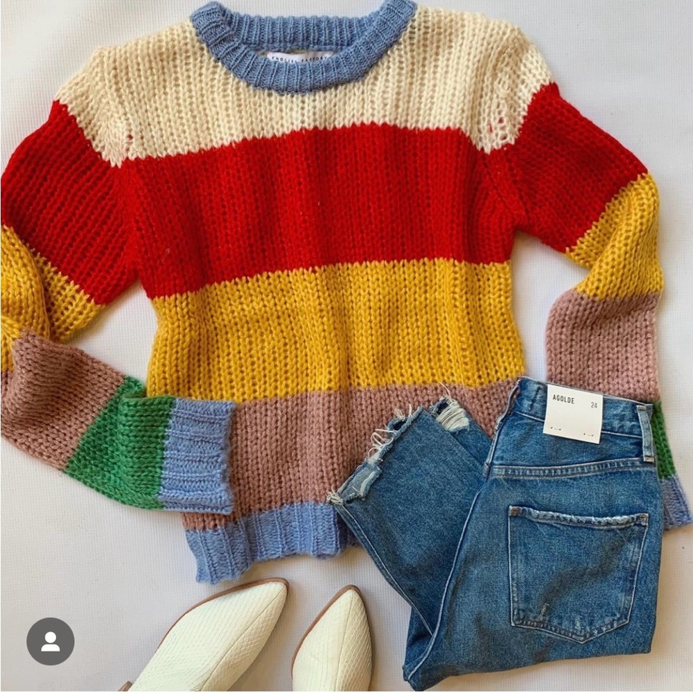 English Factory Multicolor Stripe Sweater